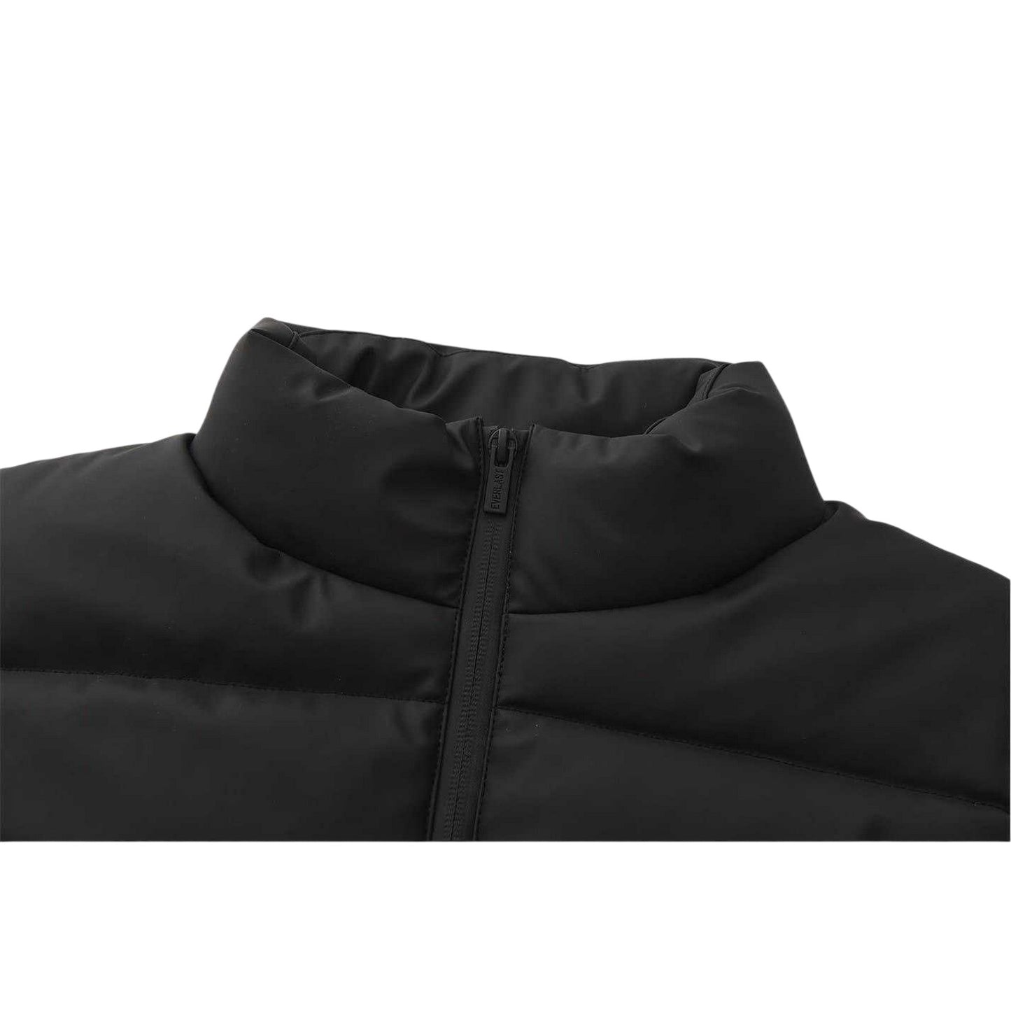Black - Side - Everlast Womens-Ladies Quilted Logo Gilet