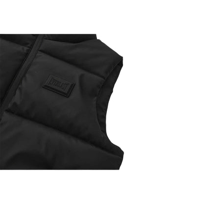 Black - Lifestyle - Everlast Womens-Ladies Quilted Logo Gilet