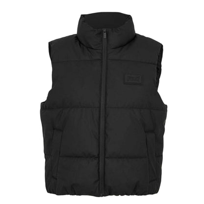 Black - Front - Everlast Womens-Ladies Quilted Logo Gilet