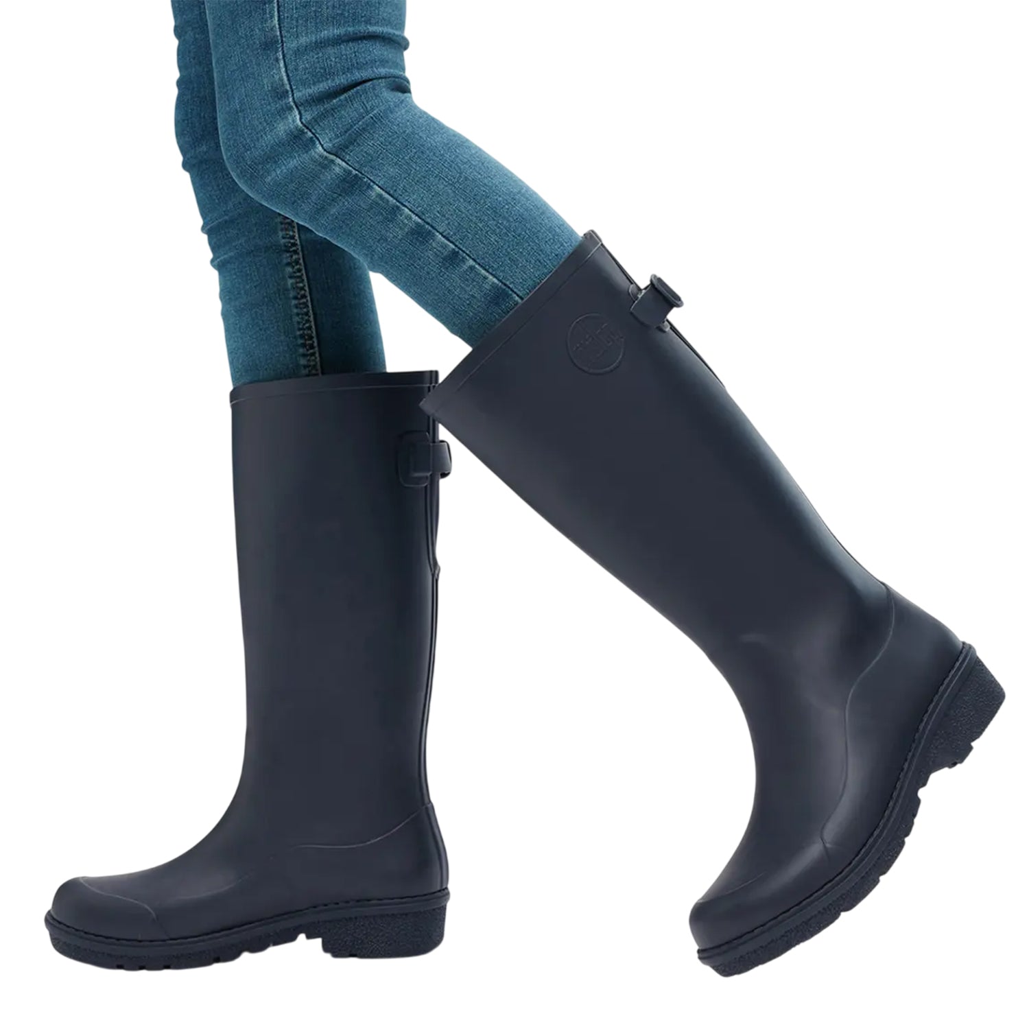 Navy - Lifestyle - Fit Flop Womens-Ladies Wonderwelly Wellington Boots