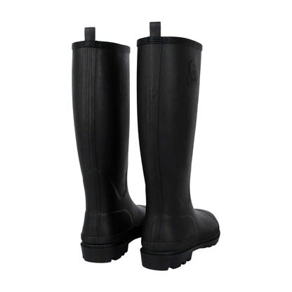 Black - Back - Gelert Mens Tall Wellington Boots