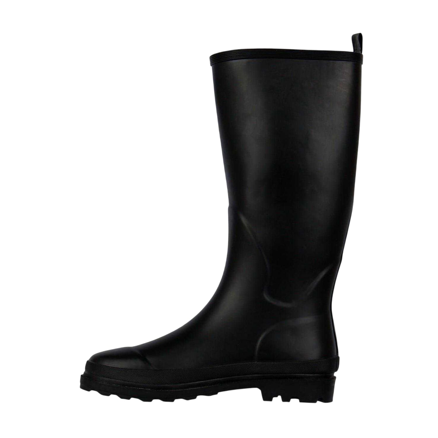 Black - Side - Gelert Mens Tall Wellington Boots