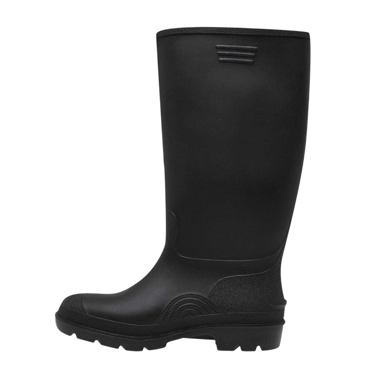 Black - Side - Dunlop Mens Waterproof Wellington Boots