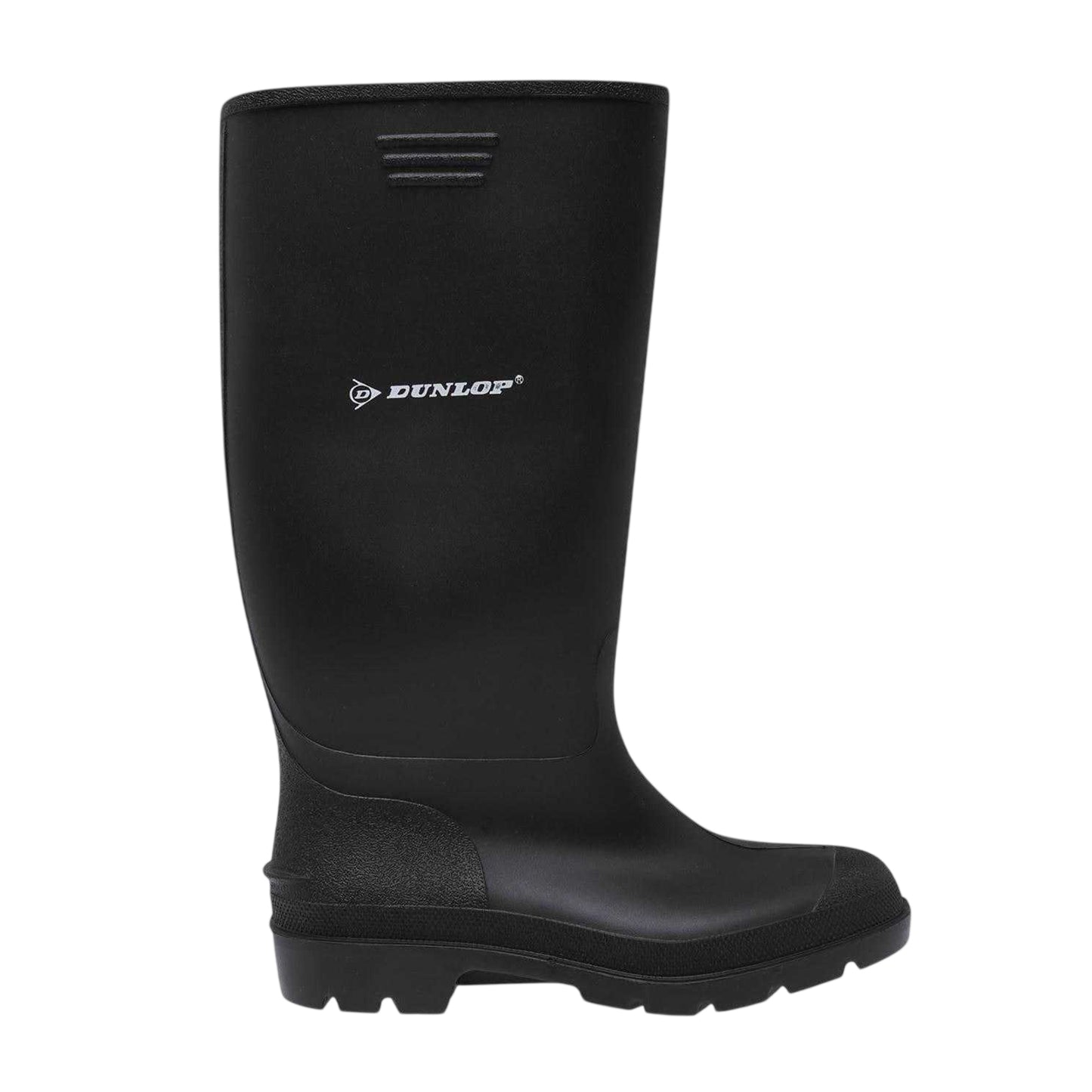 Black - Front - Dunlop Mens Waterproof Wellington Boots