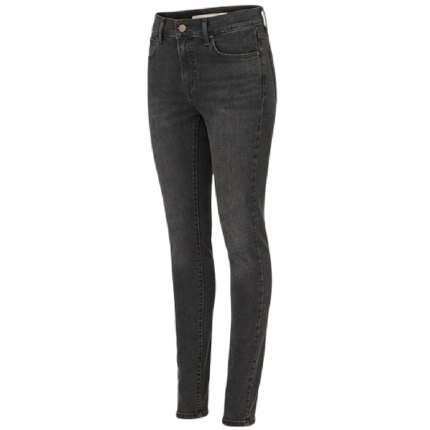 Black - Side - Levis Womens-Ladies Distant Galaxy Super Skinny Jeans