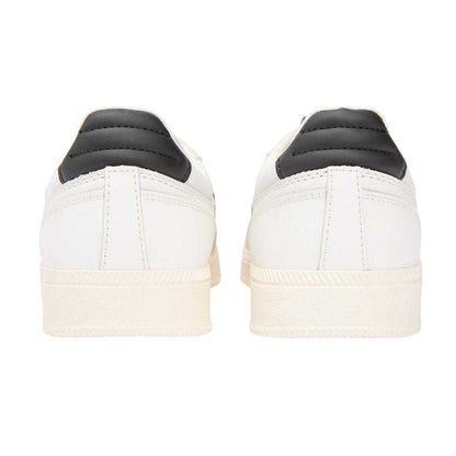Black-White - Back - Tommy Jeans Mens Greenwich Leather Trainers