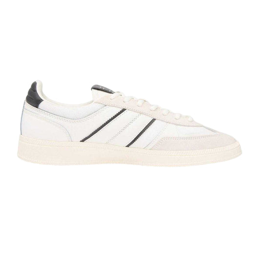 Black-White - Front - Tommy Jeans Mens Greenwich Leather Trainers