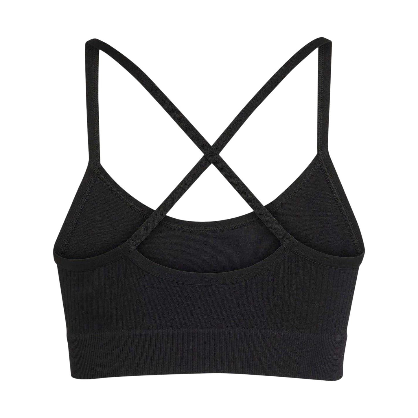 Black - Back - Adidas Womens-Ladies Essential Sports Bra