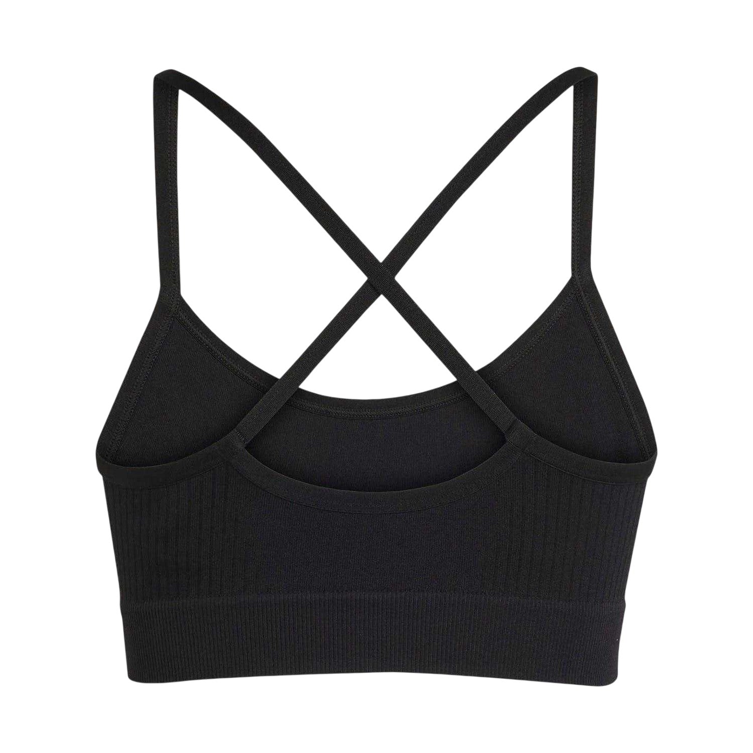 Black - Back - Adidas Womens-Ladies Essential Sports Bra
