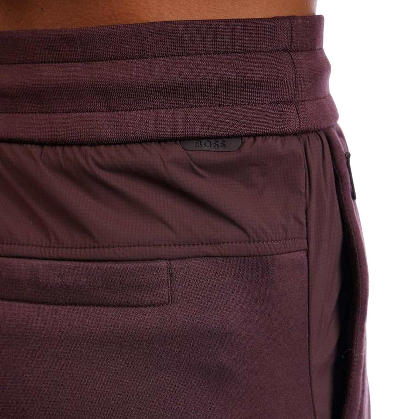 Red - Side - Hugo Boss Mens Lamont Slim Joggers