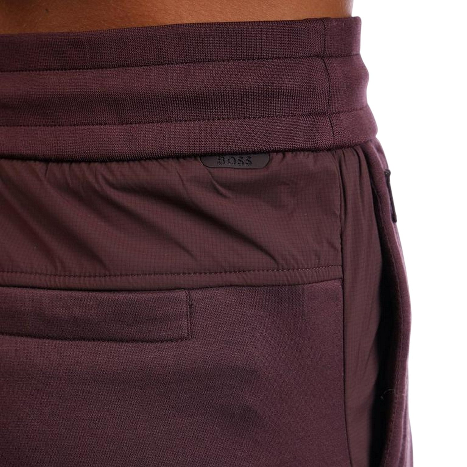 Red - Side - Hugo Boss Mens Lamont Slim Joggers