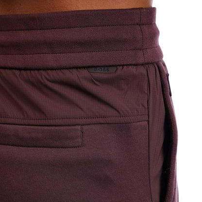 Red - Side - Hugo Boss Mens Lamont Slim Joggers