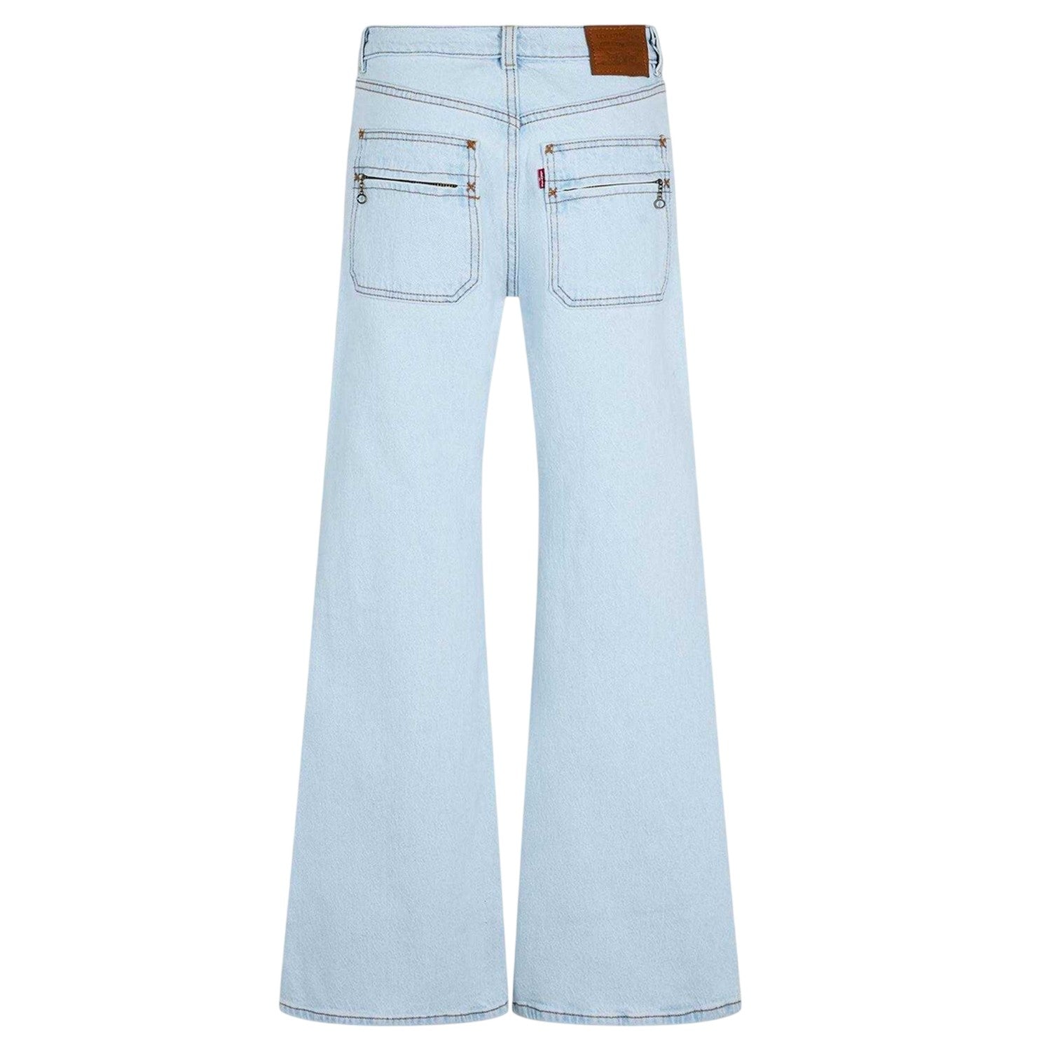 Blue - Back - Levis Womens-Ladies Ribcage Jeans