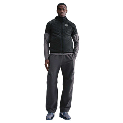 Black-Red - Lifestyle - Nike Mens City Side Quilted Gilet