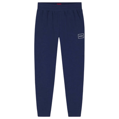 Dark Blue - Front - Hugo Boss Mens Laze Slim Joggers