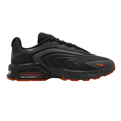 Grey-Orange-Red - Front - Nike Mens Air Max Fire Lace Up Shoes