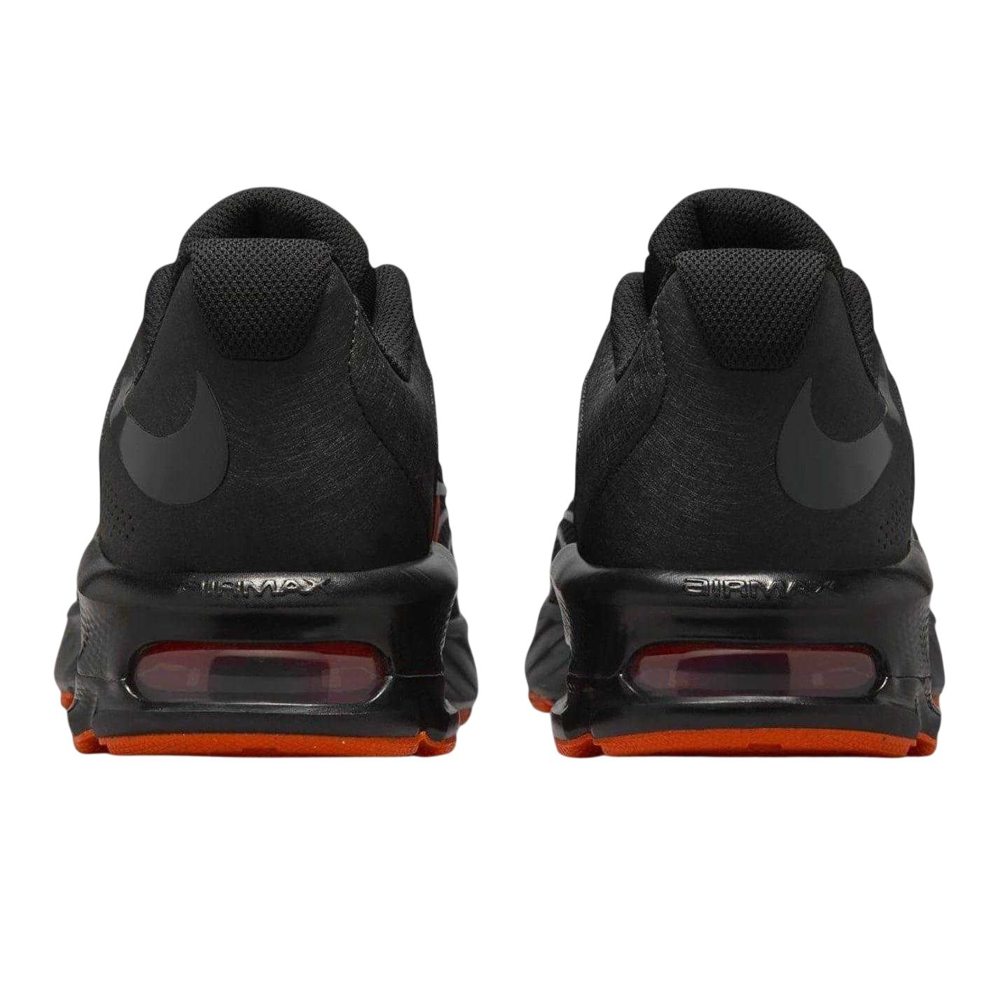 Grey-Orange-Red - Back - Nike Mens Air Max Fire Lace Up Shoes