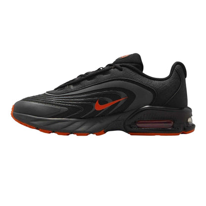 Grey-Orange-Red - Side - Nike Mens Air Max Fire Lace Up Shoes