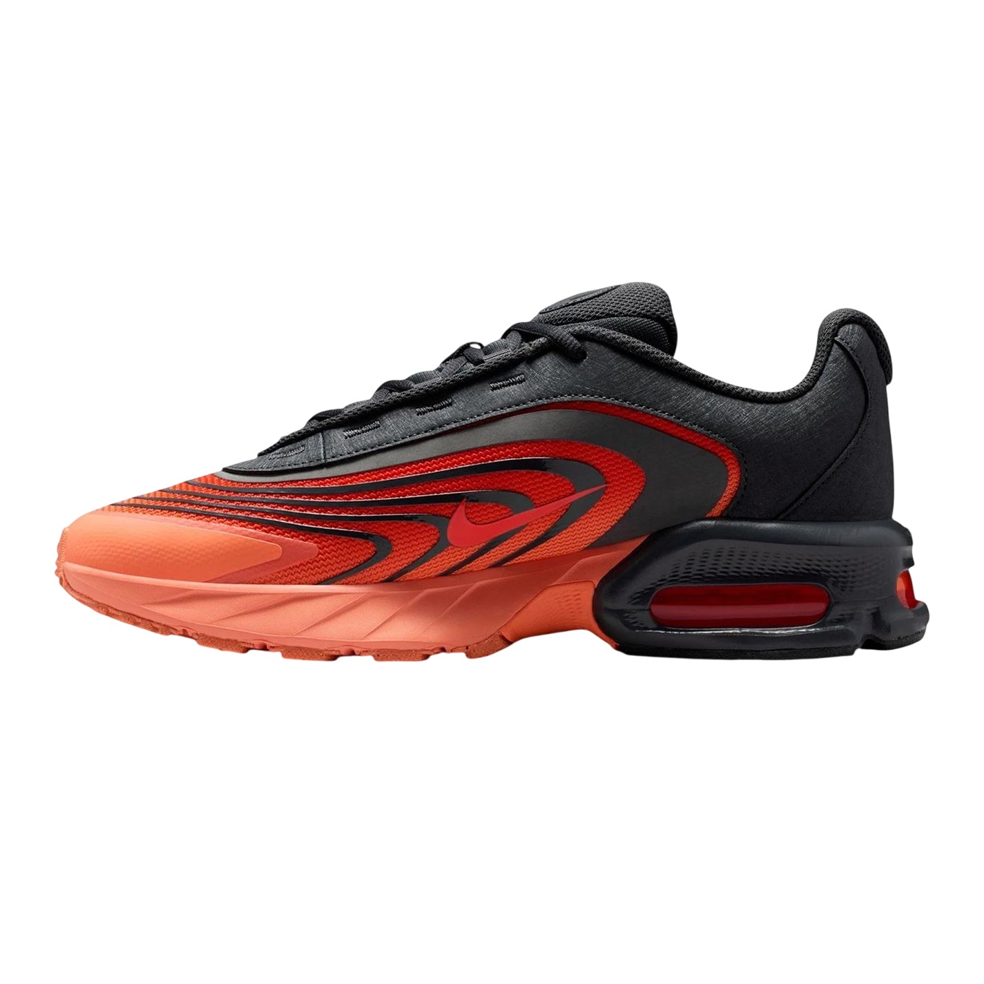 Orange-Grey - Side - Nike Mens Air Max Fire Lace Up Shoes