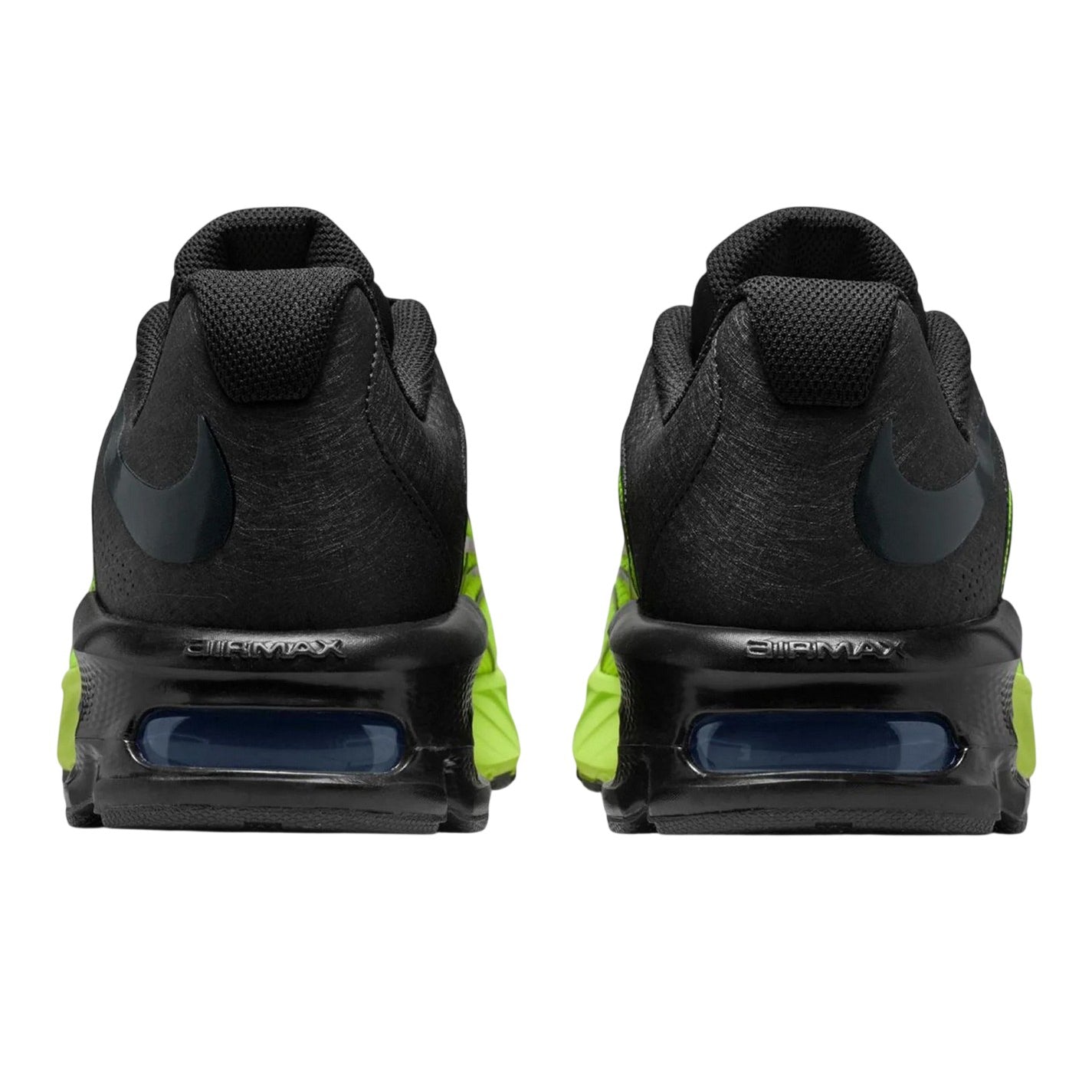 Volt-Black - Back - Nike Mens Air Max Fire Lace Up Shoes