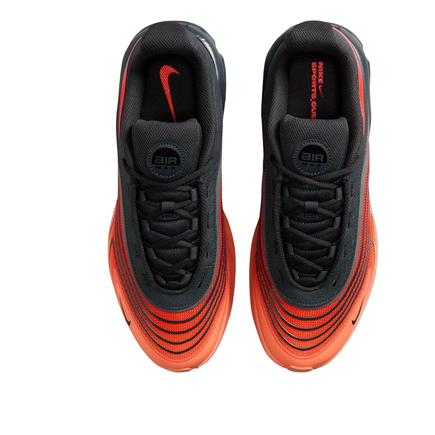 Orange-Grey - Lifestyle - Nike Mens Air Max Fire Lace Up Shoes