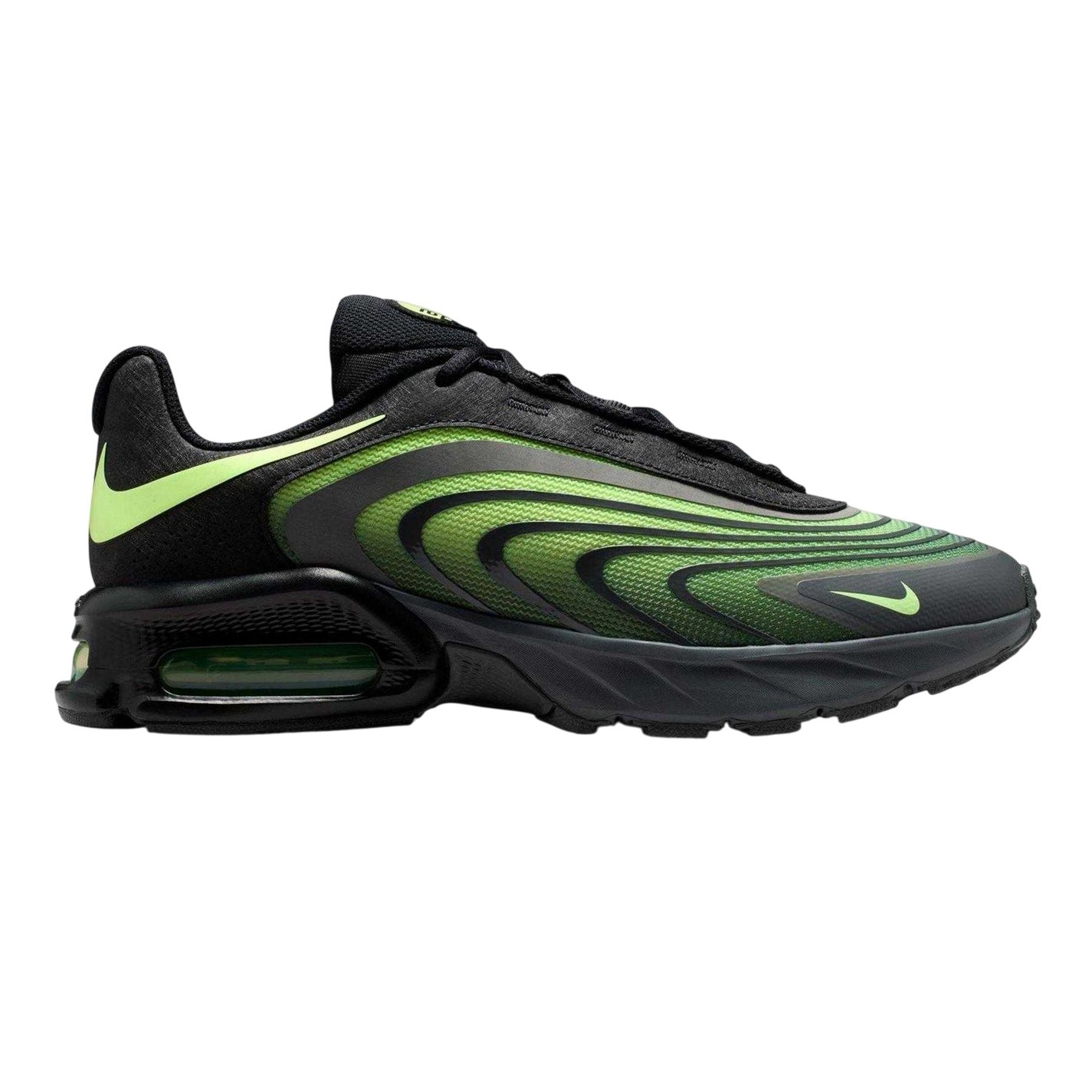 Black-Lime - Front - Nike Mens Air Max Fire Lace Up Shoes