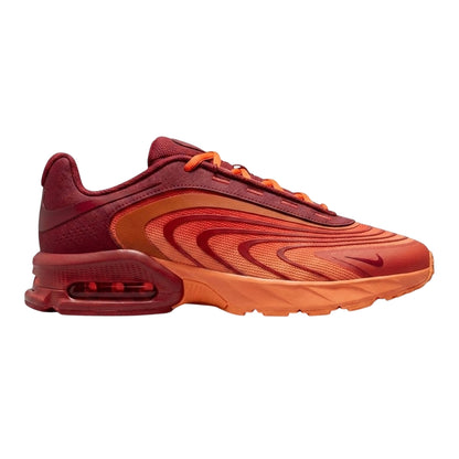 Red-Orange - Front - Nike Mens Air Max Fire Lace Up Shoes
