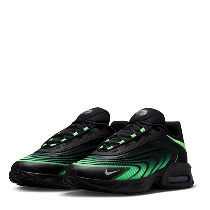 Black-Green - Side - Nike Mens Air Max Fire Lace Up Shoes