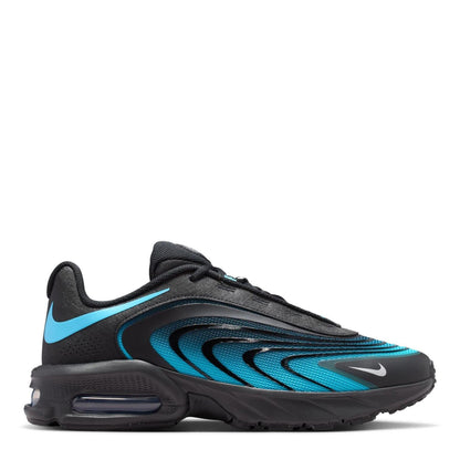 Black-Blue - Front - Nike Mens Air Max Fire Lace Up Shoes