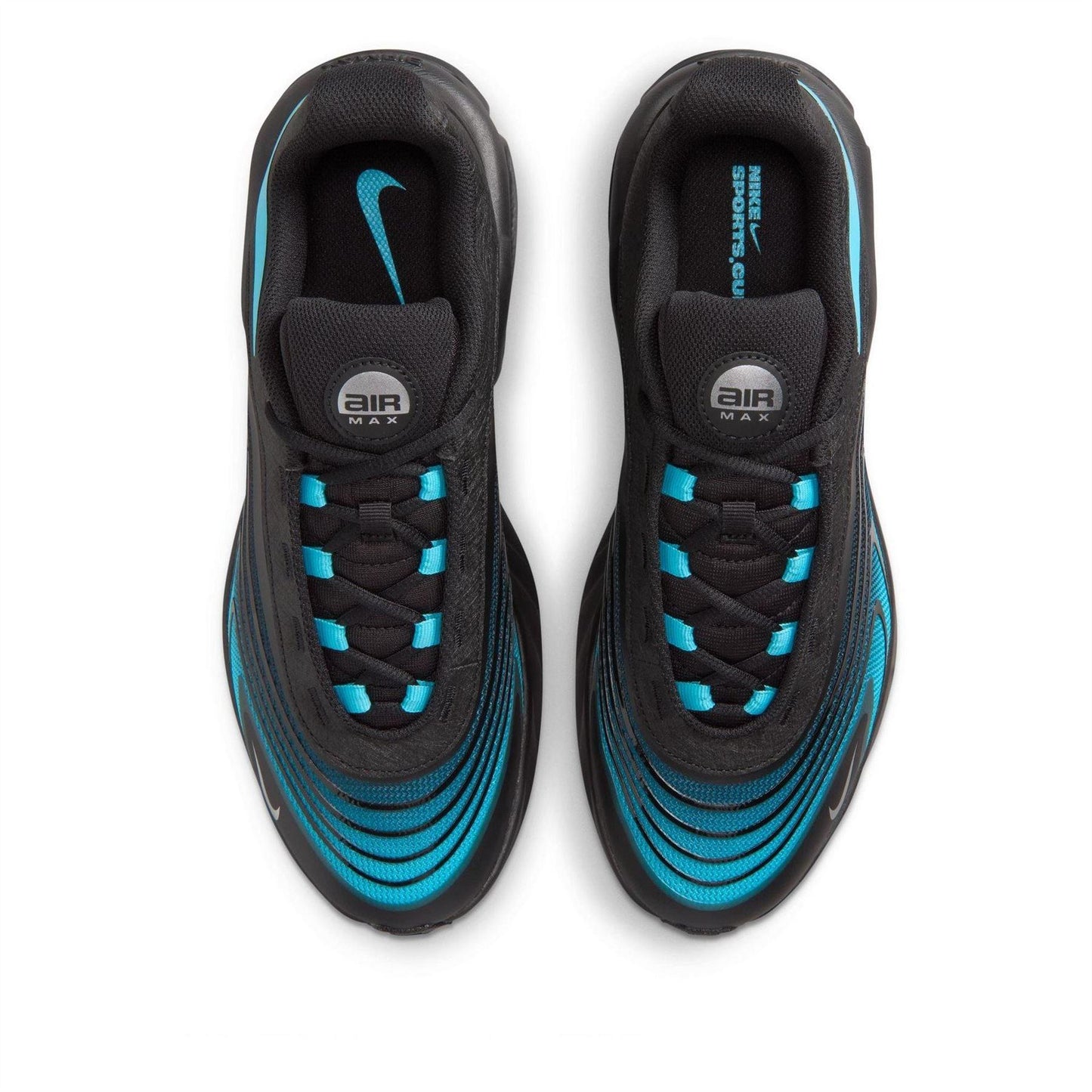 Black-Blue - Pack Shot - Nike Mens Air Max Fire Lace Up Shoes