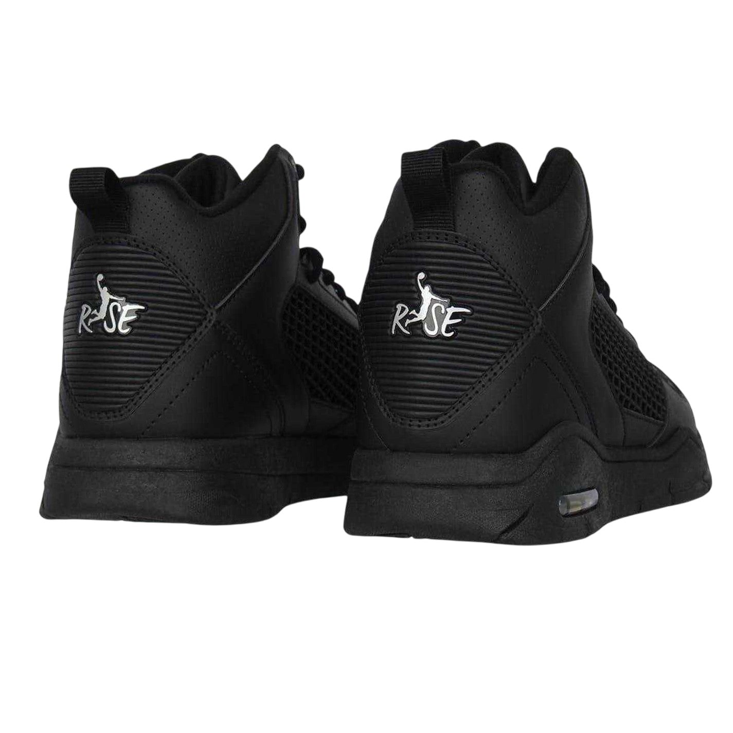 Black - Back - Rise Mens Basketball Shoes