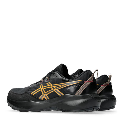 Black-Sandstorm - Close up - Asics Mens Venture 11 Trail Waterproof Running Trainers
