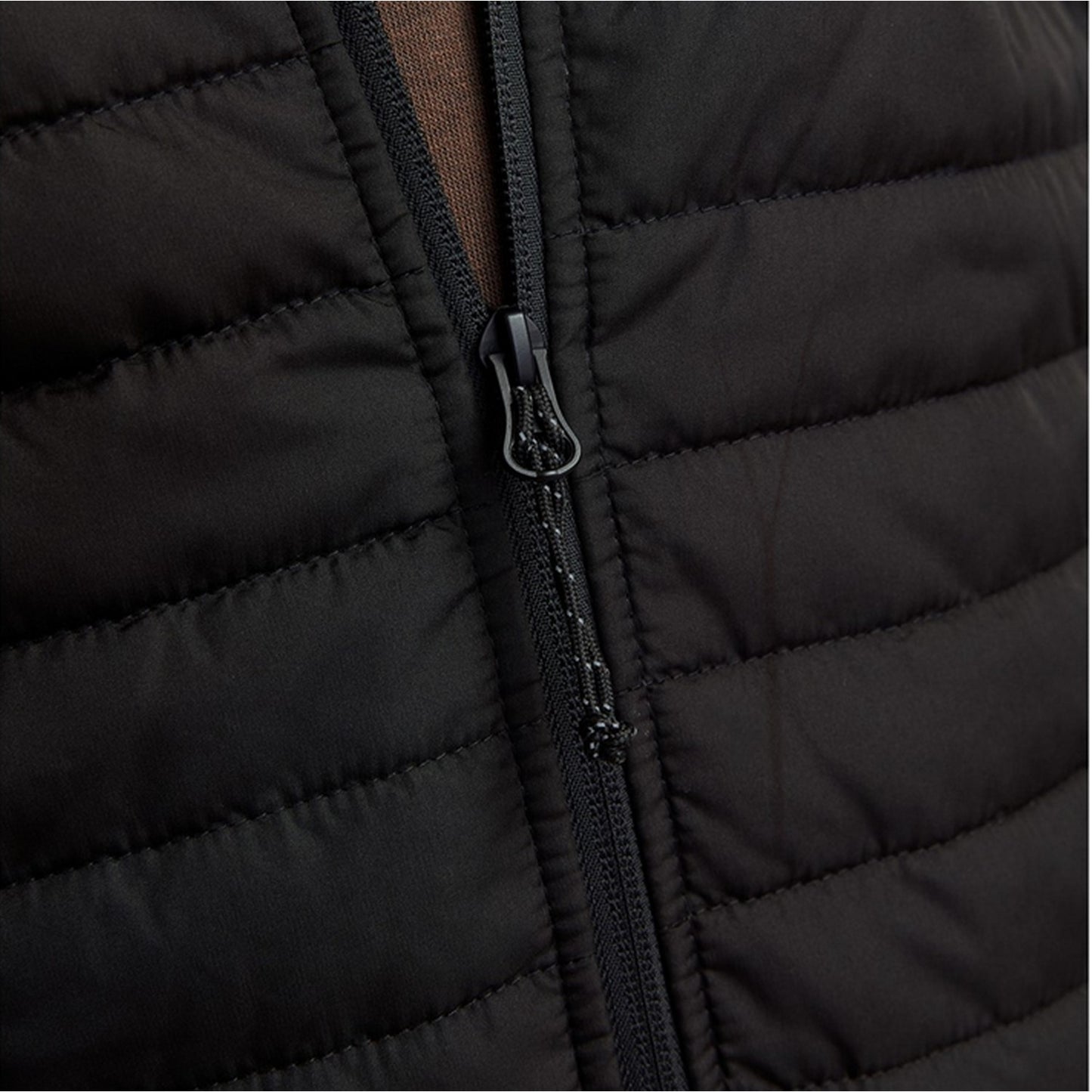 Black - Lifestyle - Jack And Jones Mens Quilted Plus Long-Sleeved Hybrid Jacket