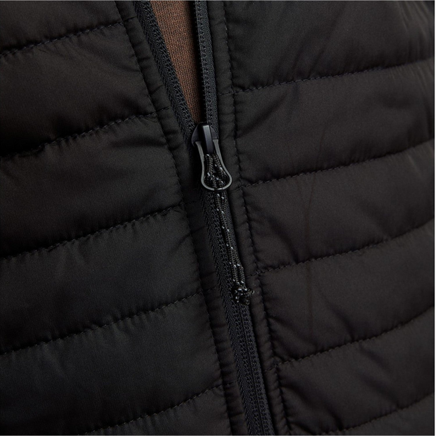 Black - Lifestyle - Jack And Jones Mens Quilted Plus Long-Sleeved Hybrid Jacket