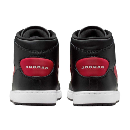 Black-Red - Back - Air Mens C Connect High Top Trainers