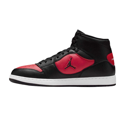 Black-Red - Side - Air Mens C Connect High Top Trainers