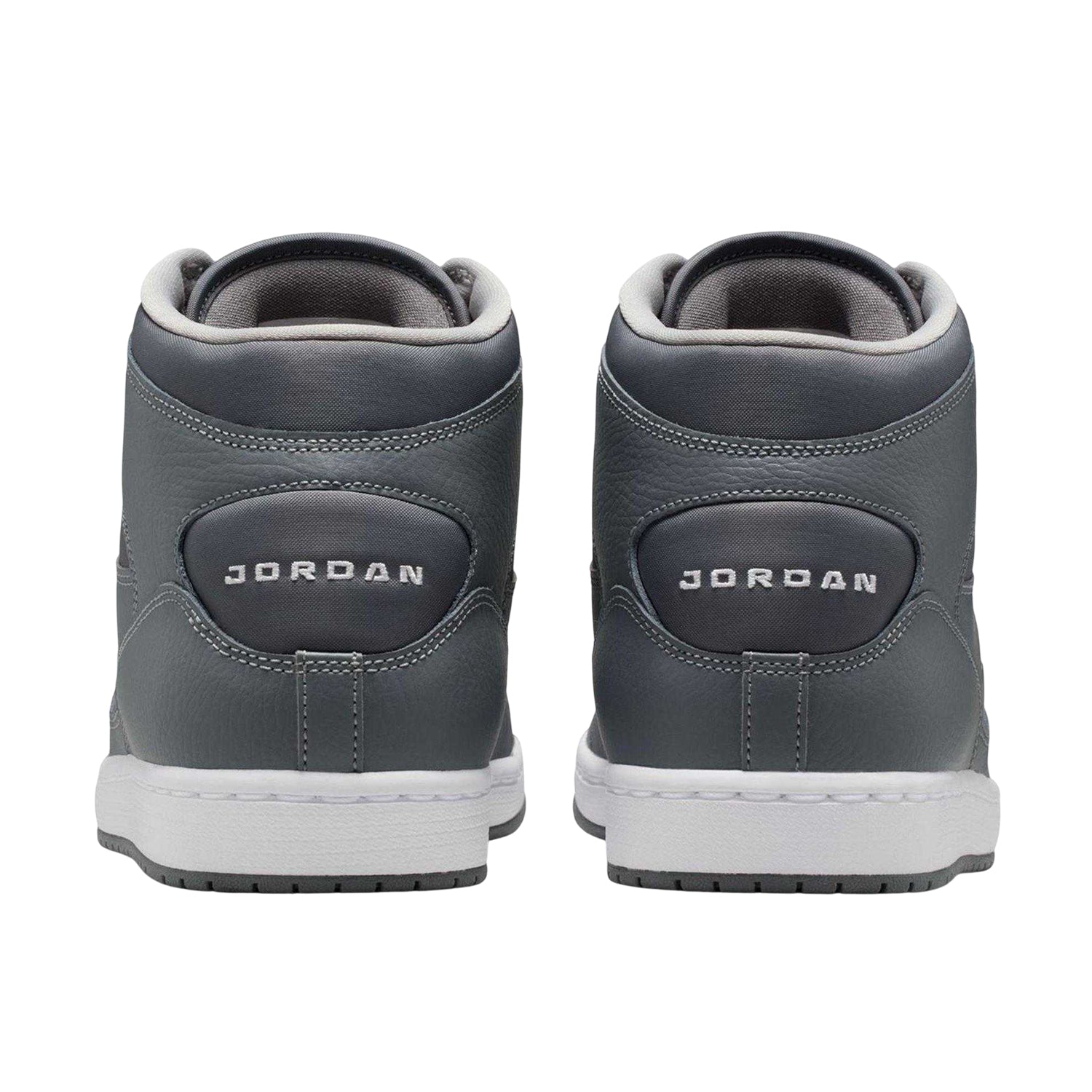 Grey-White - Back - Air Mens C Connect High Top Trainers