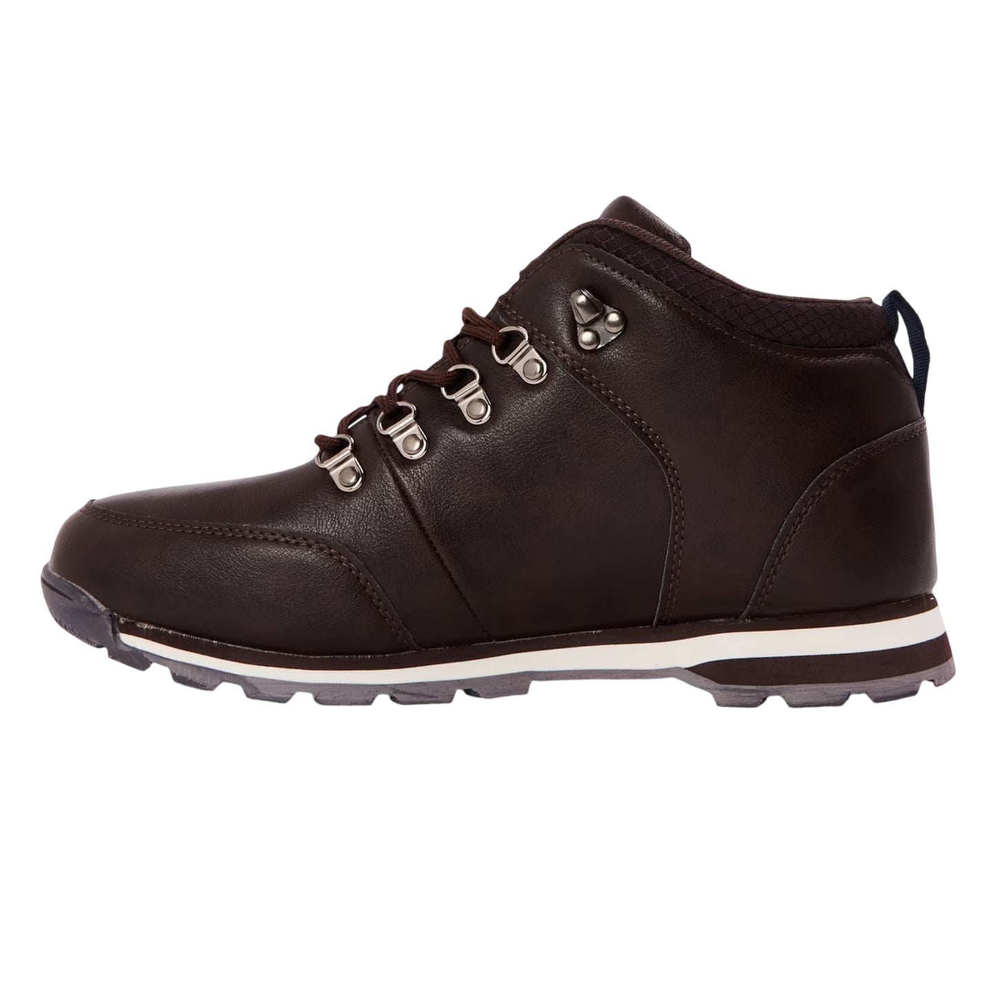 Brown - Back - Original Penguin Mens Hiking Boots