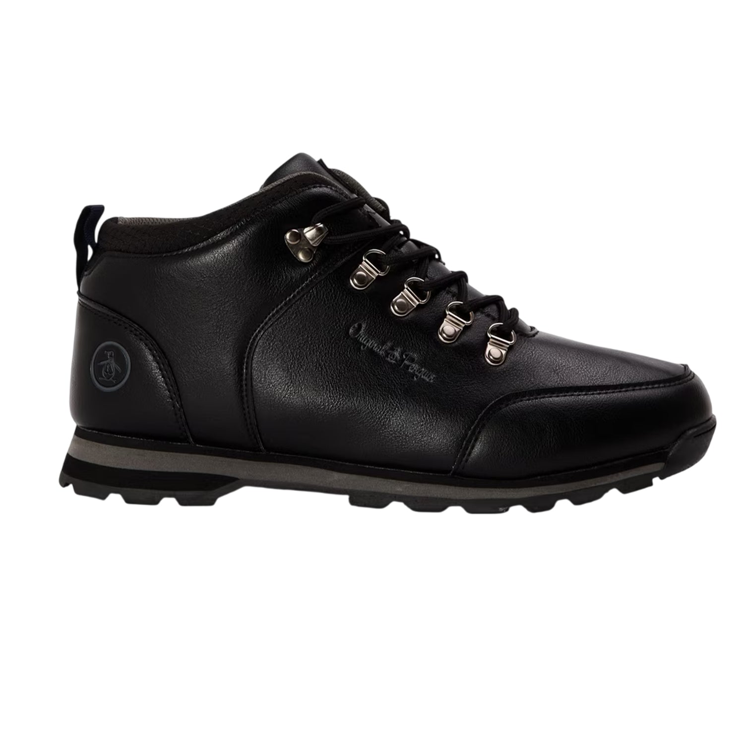 Black - Front - Original Penguin Mens Hiking Boots
