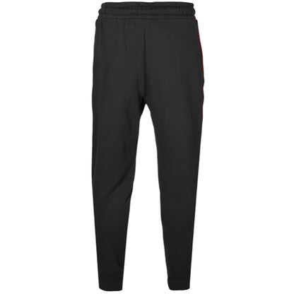 Black - Back - Hugo Mens Liam Cotton Logo Joggers