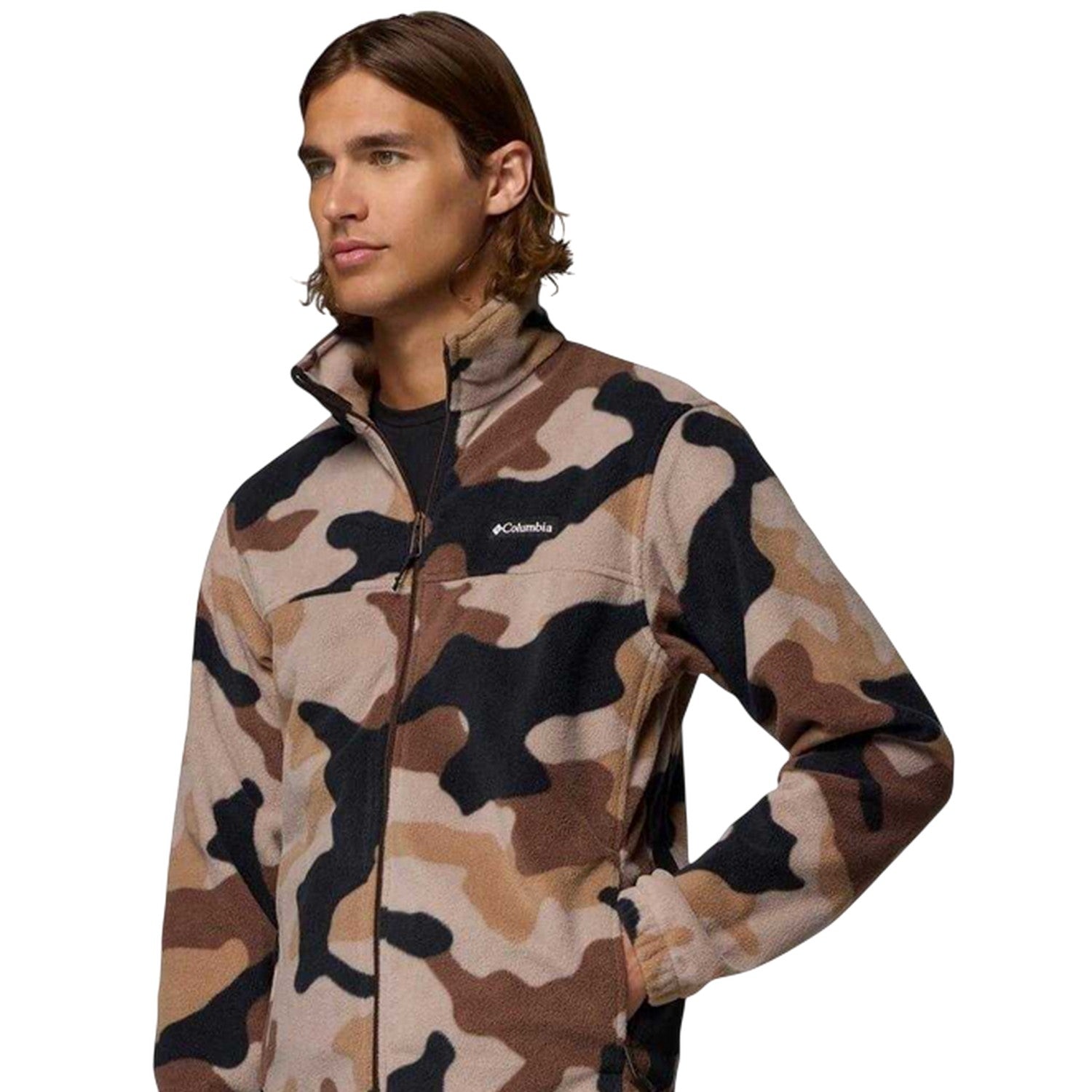 Brown Camo - Lifestyle - Columbia Mens Mountain Fleece Jacket