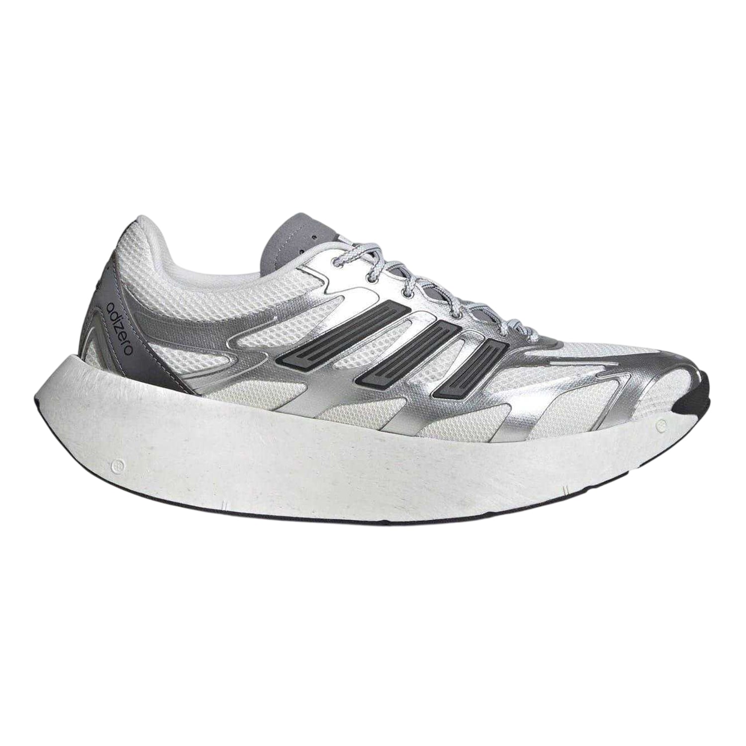Silver - Front - Adidas Mens Adizero Aruku Trainers