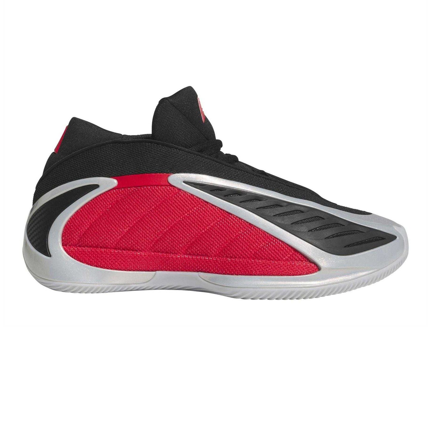 Silver-Red - Front - Adidas Mens Anthony Edwards Mesh Trainers