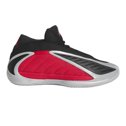 Silver-Red - Front - Adidas Mens Anthony Edwards Mesh Trainers