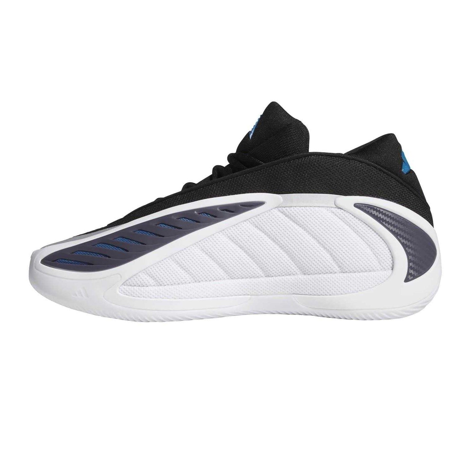 White-Black - Side - Adidas Mens Anthony Edwards Mesh Trainers
