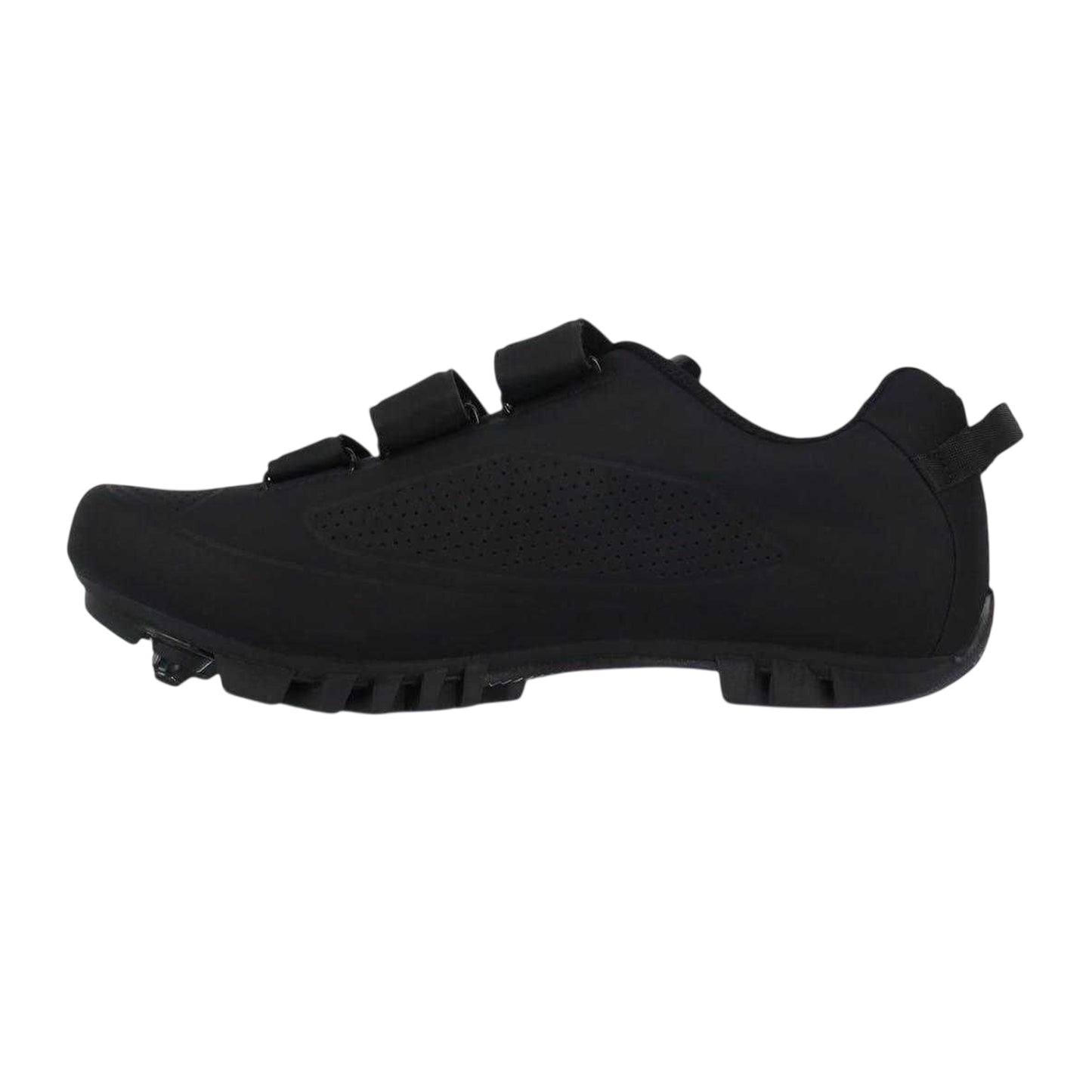Black - Side - Pinnacle Mens Maple MTB 61 Leather Cycling Shoes