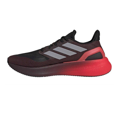 Red - Side - Adidas Mens Pureboost 5 Cushioned Running Trainers