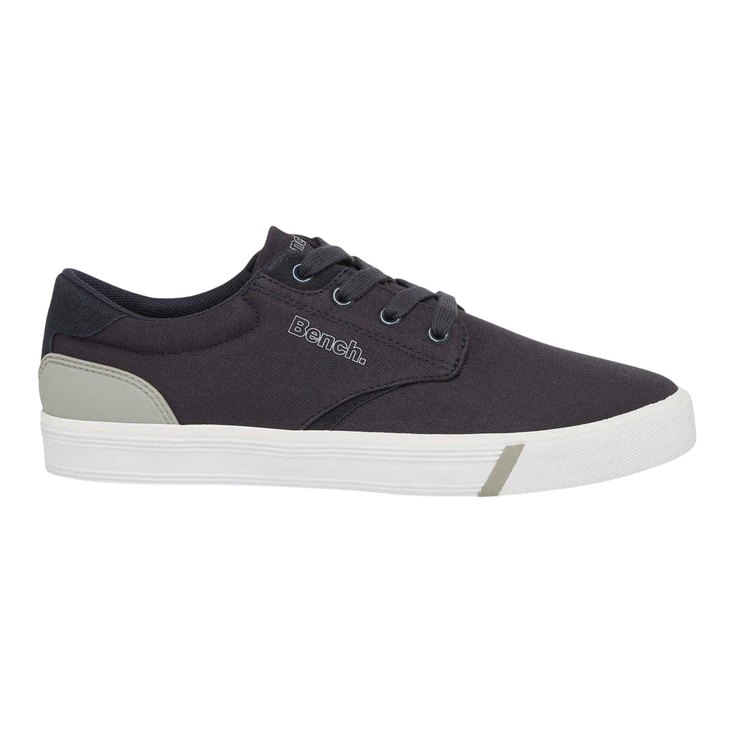 Navy - Front - Bench Mens Briscoe Canvas Flat Trainers