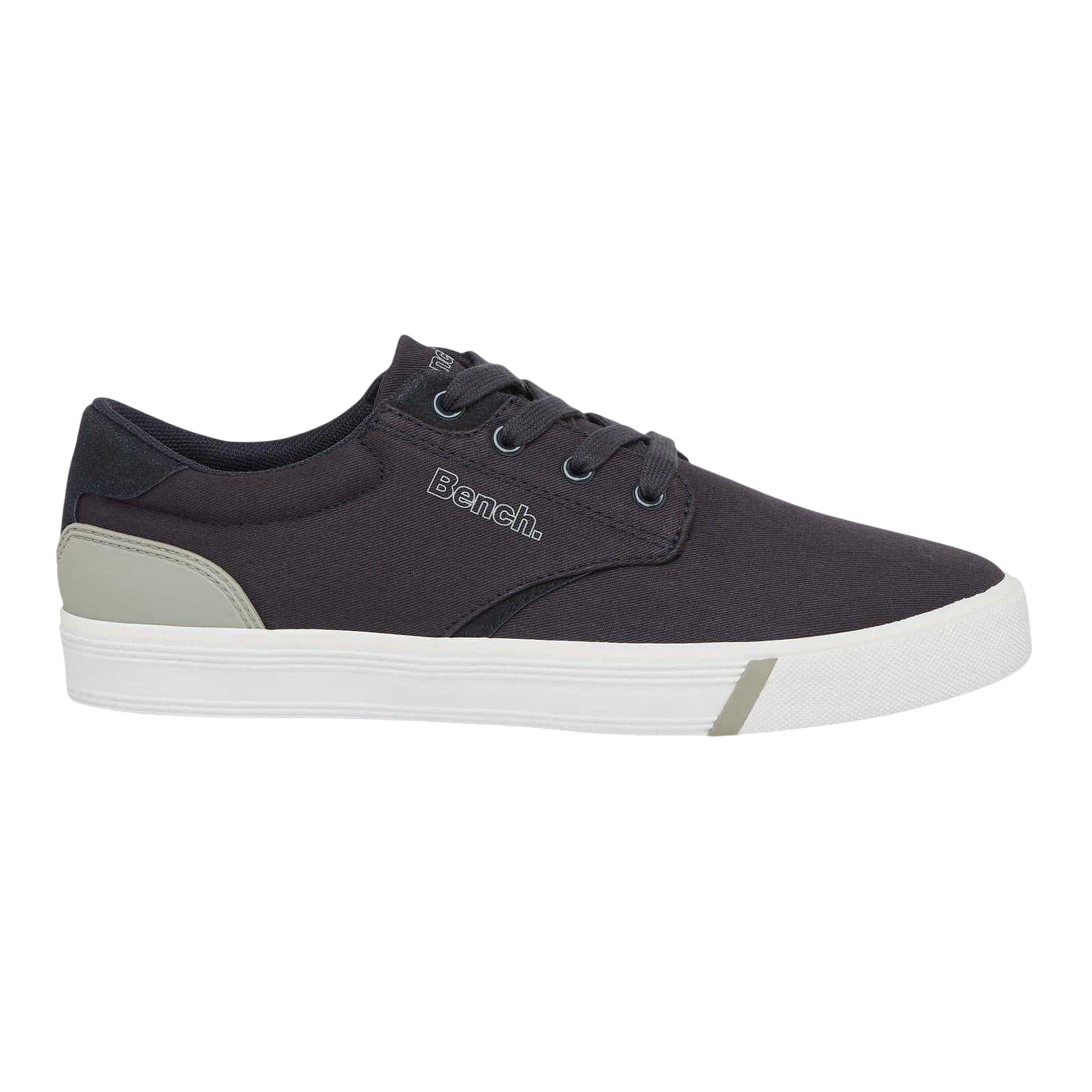 Navy - Front - Bench Mens Briscoe Canvas Flat Trainers