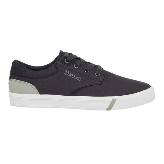 Navy - Front - Bench Mens Briscoe Canvas Flat Trainers